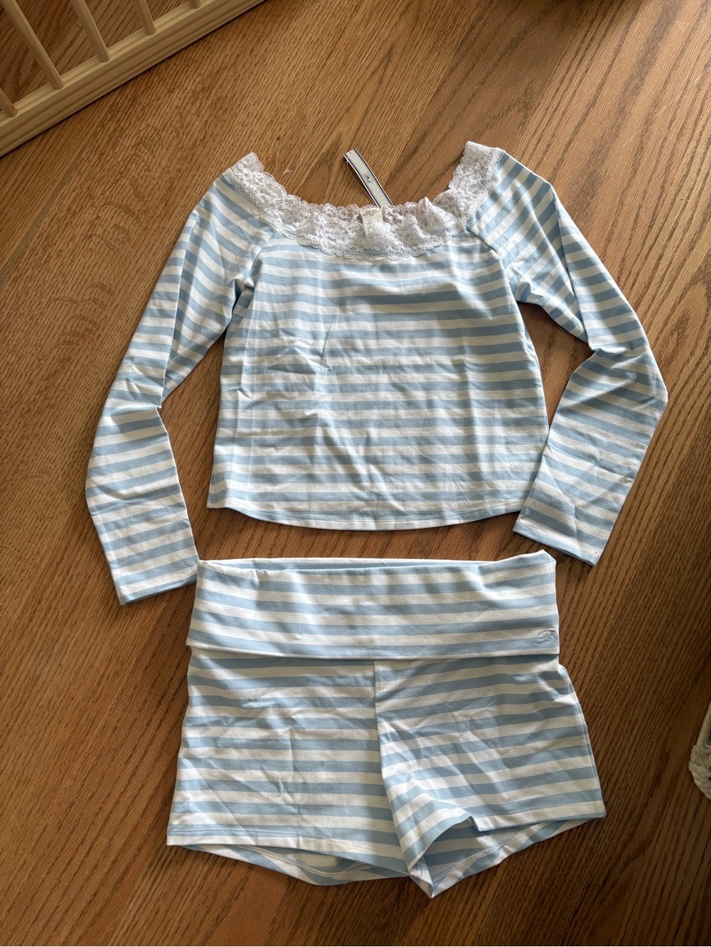 Frankie’s bikinis striped set
